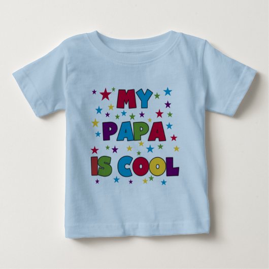 Pour Bébé Mon Papa est un T-shirt et un cadeau Cool (Devant)