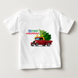 Pour Bébé Mon premier T-shirt BabY de Noël