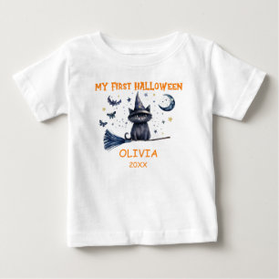 Pour Bébé Mon premier t-shirt d'aquarelle d'Halloween