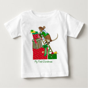 Pour Bébé Mon premier T-shirt de Noël