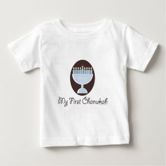 Pour Bébé Mon premier T-shirt de nourrisson de Chanukah