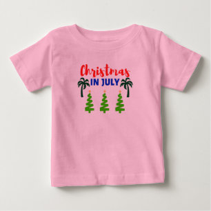 Pour Bébé NOËL EN T-shirt JUILLET