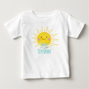 Pour Bébé Notre petit Sunshine Blue Boy Baby Summer T-Shirt