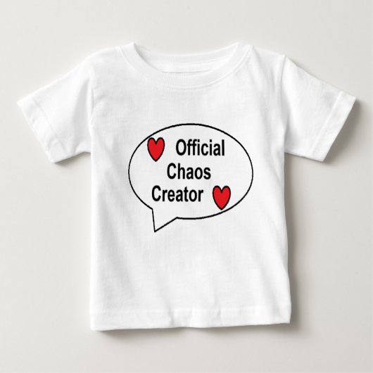 Pour Bébé Official Chaos Creator Kids T-Shirt - Fun Tilted G (Devant)