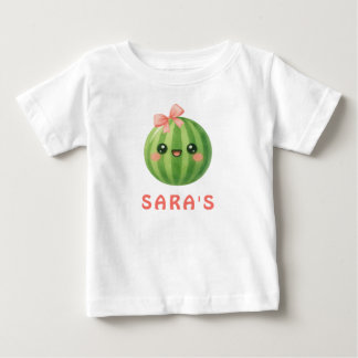 Pour Bébé One in a Melon First Birthday Baby T-Shirt Girl