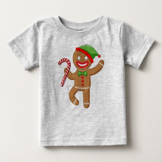 Pour Bébé Pain d'épices Cookie Baby T-shirt (Devant)