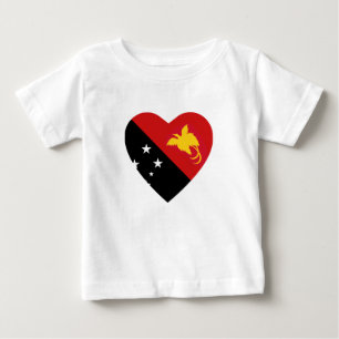 Pour Bébé Papouasie-Nouvelle-Guinée Drapeau T-shirt