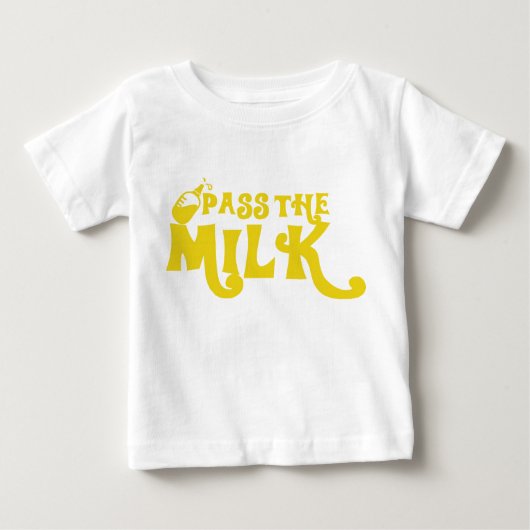 Pour Bébé Passer le Milk Fun Baby Apparel T-Shirt (Devant)