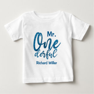 Pour Bébé Personnalisé M. Onederful Baby Boy T-Shirt