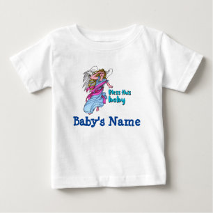Pour Bébé Personnalisé (Nom du bébé) T-shirt Bless the Ba