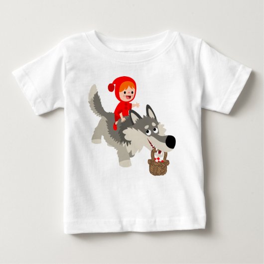 Pour Bébé Petit Chaperon Rouge Et T-shirt Wolf Baby (Devant)