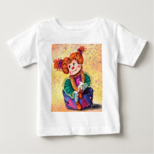 Pour Bébé Petit Clown Baby T-Shirt Happy Circus