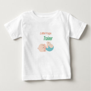 Pour Bébé Petit Entraîneur de Yoga" T-shirt Toddler