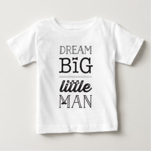 Pour Bébé Petit Homme Gros Rêves BowTie Baby Garçon T-shirt