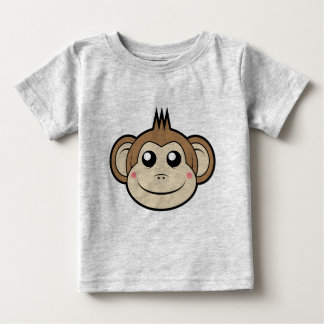 Pour Bébé Petit T-shirt de nourrisson de singe