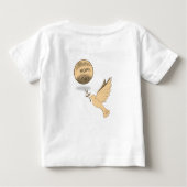 Pour Bébé Petit T-shirt Dove (Dos)
