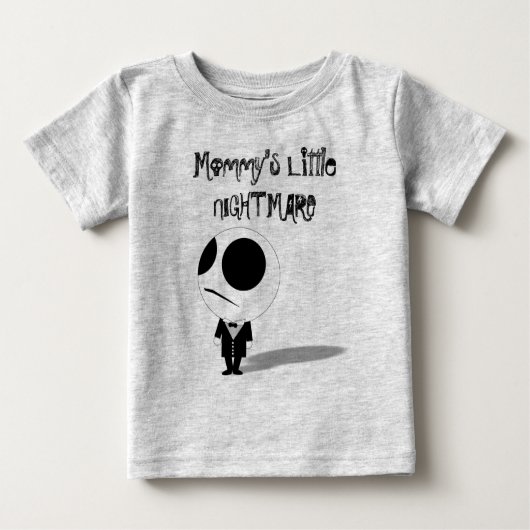 Pour Bébé Peu de T-shirt de cauchemar (Devant)
