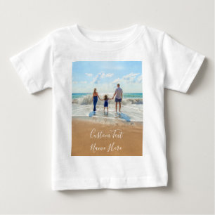 Pour Bébé Photo personnalisée Baby T-Shirt Vos photos et tex