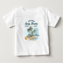 Plages de sable T-shirt enfant