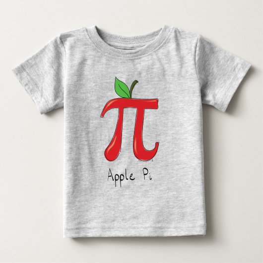Pour Bébé Pomme Pi mignonne Math Pi Day Baby T-Shirt enfant (Devant)