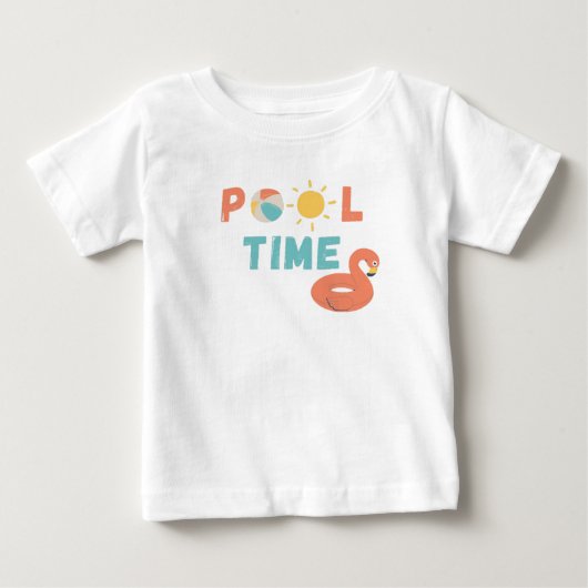 Pour Bébé pool time Baby T-shirt (Devant)