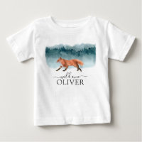 Promenade Fox Wild Un Anniversaire Baby T-Shirt