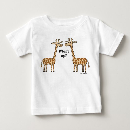 Pour Bébé Qu'est ? T-shirt de girafe (Devant)