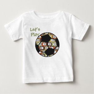 Pour Bébé Rectangles rétro avec T-shirt Starbursts