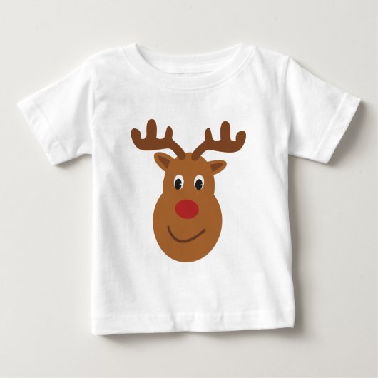 Pour Bébé Reindeer Christmas T-shirt (Devant)