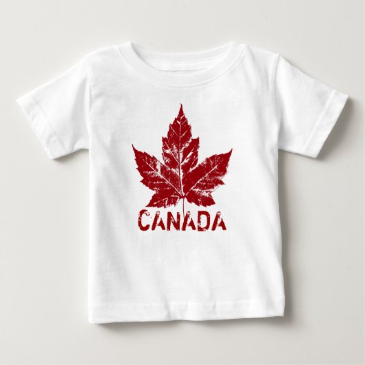Pour Bébé Rétro souvenir de feuille d'érable de T-shirt (Devant)