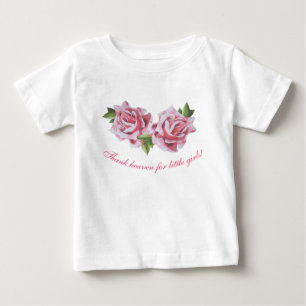 Pour Bébé Roses sculpturaux sur le T-shirt d'un enfant