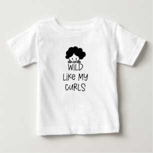Pour Bébé "Sauvage comme mes boules" T-shirt enfants