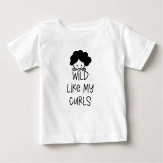 Pour Bébé "Sauvage comme mes boules" T-shirt enfants