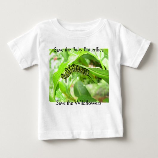Pour Bébé Sauvez le T-shirt des papillons (Devant)