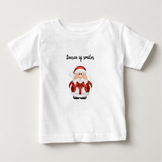 Pour Bébé “Season of Smiles.” – Cute Baby Christmas T-Shirt