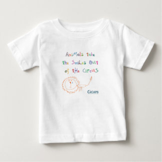 Pour Bébé "Sourit" le T-shirt d'enfant en bas âge de