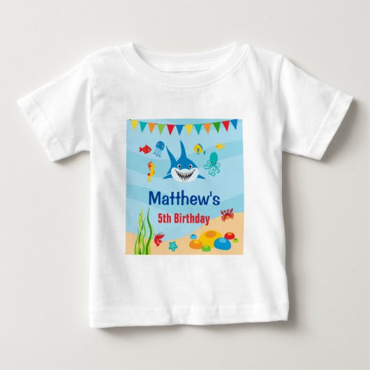 Pour Bébé Sous la mer T-shirt (Devant)
