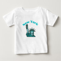 Statue de la Liberté de New York en T-shirt Turquo