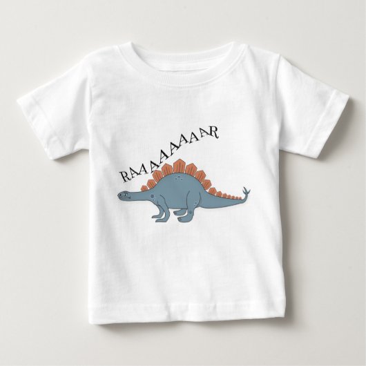 Pour Bébé Stegosaurus - Baby Fine Jersey T-shirt  (Devant)