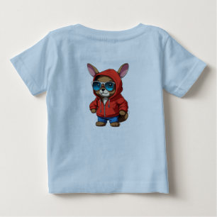 Pour Bébé Street Hopper : Vibes de Lapin Urbain, T-Shirt