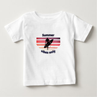 Pour Bébé Summer Vibes Only – Artistic Summer T-Shirt