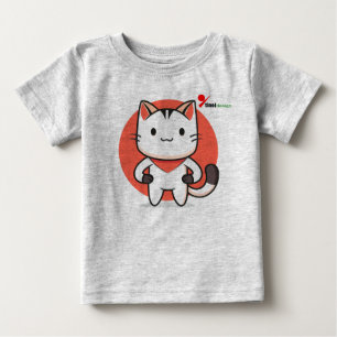 Pour Bébé Sweet Cat Baby T-Shirt - Adorable Kitten Design po