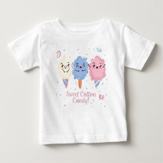 Pour Bébé Sweet Cotton Candy Baby T-shirt (Devant)