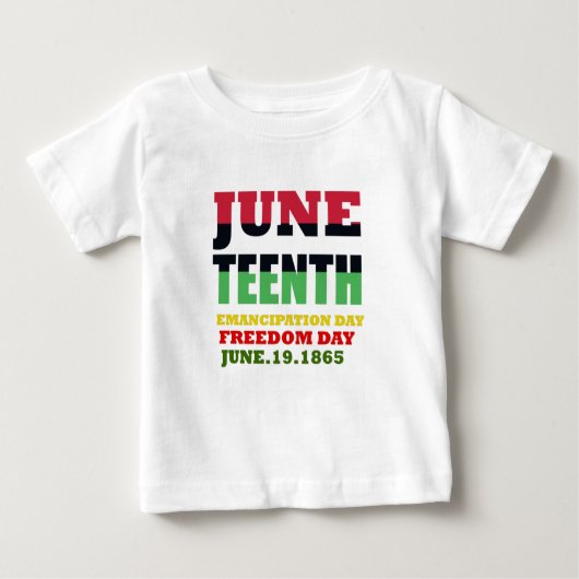 Pour Bébé T-shirt 19° juin (Devant)