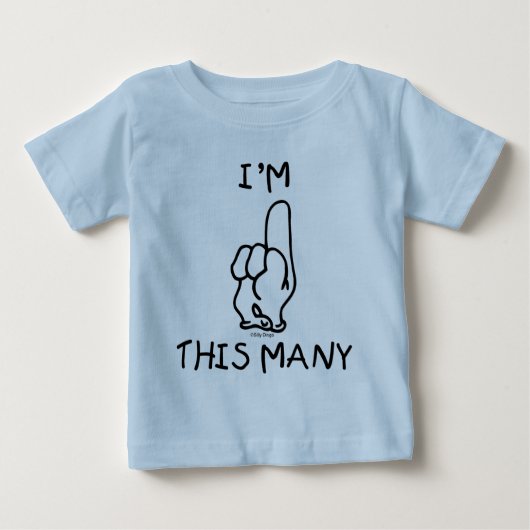 Pour Bébé T-shirt 1er anniversaire (Devant)