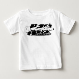 Pour Bébé T-shirt A-10 Thunderbolt II Baby Romper