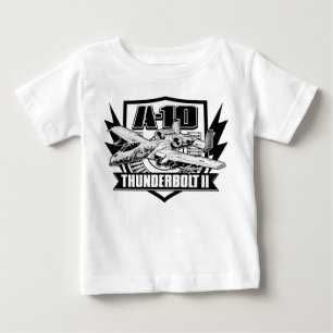 Pour Bébé T-shirt A-10 Thunderbolt II Baby Romper