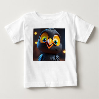 Pour Bébé T-shirt adorable Baby Crow