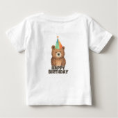 Pour Bébé T-shirt anniversaire de enfant (Dos)
