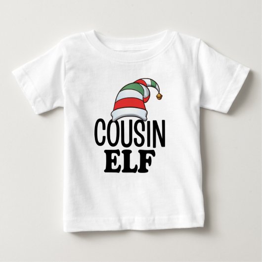 Pour Bébé T-shirt assorti de Noël drôle de chemise d'Elf de (Devant)